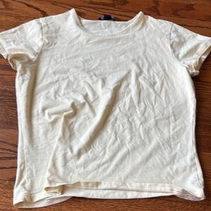 PrettyLittleThing Cream Short Sleeve Tee